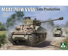 Takom M4A1(76)W VVSS vėlyvasis tankas, plastikinis rinkinys