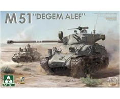Takom M51 Degem Alef Super Sherman plastikinis tanko rinkinys