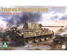 Takom Sd.Kfz.171/267 Panther A vėlyvasis 2in1 1/35 plastikinis tanko modelis