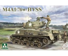 Takom Sherman M4A1 76W HVSS tanko plastikinis surinkimo rinkinys (2205)
