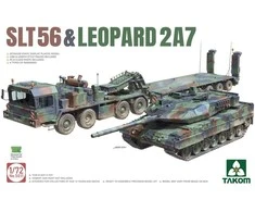 Takom SLT56 ir Leopard 2 A7 1/72 plastikinis modelio rinkinys
