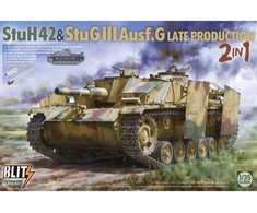 Takom StuH 42 &amp; StuG III Ausf. G vėlyvas 2-in-1 modelio rinkinys 1/35 (8006)