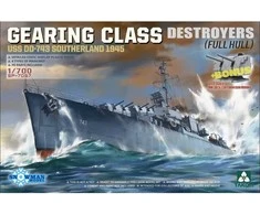 Takom USS Southerland DD-743 (Gearing) 1/700, 1944 eskadrinis minininkas