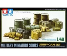 Tamiya 1/48 kanistrų ir statinių rinkinys technikos modeliui