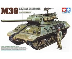 Tamiya amerikiečių tanko naikintojas M36, plastikinis 1/35