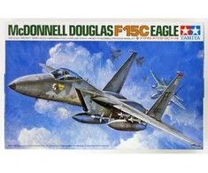 Tamiya F-15C Eagle naikintuvas, plastikinis modelis 1/48
