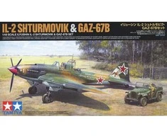 Tamiya IL-2 Šturmovikas &amp; GAZ-67B 1/48 surenkamas rinkinys (25212)