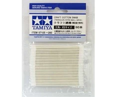 Tamiya itin mažos trikampės vatos lazdelės, 50 vnt. (87105)