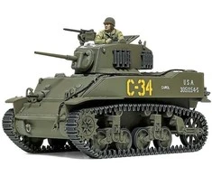 Tamiya JAV lengvasis tankas M5A1 Stuart 1/48 plastikinis modelis