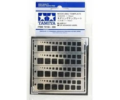 Tamiya kvadratinis modeliavimo šablonas 1–10 mm (74156)