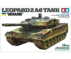 Tamiya Leopard 2A6 „Ukraine“ 1/35 plastikinis tanko modelis 25207