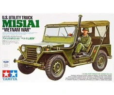 Tamiya M151A1 Vietnamo karo džipas 1/35 plastikinis modelis 35334