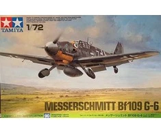 Tamiya Messerschmitt Bf 109 G-6 1/72 plastikinis lėktuvo modelio rinkinys