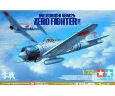 Tamiya Mitsubishi A6M2b Zero lėktuvo modelis 1/72, plastikinis surenkamas