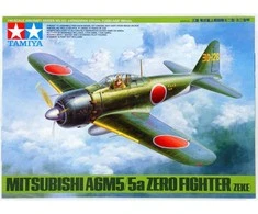 Tamiya Mitsubishi A6M5/5a Zero (Zeke) naikintuvas 1/48 plastikinis modelis