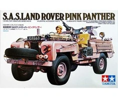 Tamiya SAS Land Rover Rožinė Panther 1/35 plastikinis modelis