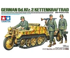 Tamiya Sd.Kfz.2 Kettenkraftrad 1/35 vidutinės gamybos, 35377