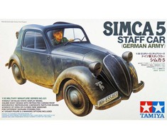 Tamiya Simca 5 štabo automobilis 1/35, Vokiečių armija, plastikinis modelis