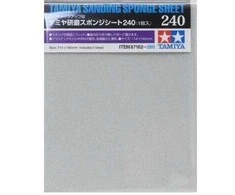 Tamiya šlifavimo kempinės lapas 240 grūdėtumas 114x140 mm
