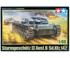 Tamiya Sturmgeschütz III Ausf.B 1/48 plastikinis tanko rinkinys