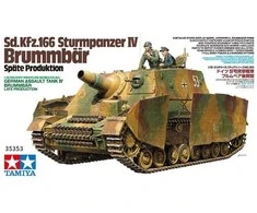 Tamiya Sturmpanzer IV Brummbär (Sd.Kfz.166) 1/35 plastikinis rinkinys