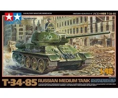 Tamiya T-34-85 1/48 plastikinis surenkamas tanko modelis (32599)
