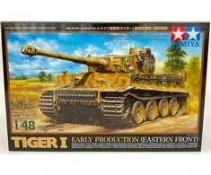 Tamiya Tiger I ankstyvoji versija Rytų frontas 1/48 plastikinis rinkinys