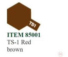 Tamiya TS-1 Raudona Brown purškiami dažai, 100 ml