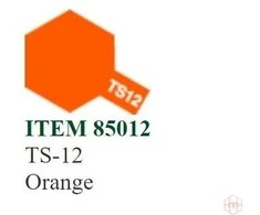 Tamiya TS-12 Oranžinis purškiami dažai modeliams 100 ml