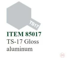 Tamiya TS-17 purškiami dažai – blizgus aliuminis, 100 ml
