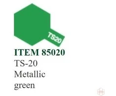 Tamiya TS-20 purškiami dažai Metallic Žalias, 100 ml