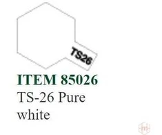 Tamiya TS-26 purškiami dažai Pure Baltas, 100 ml