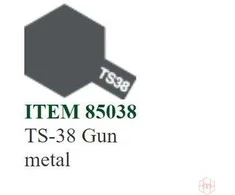 Tamiya TS-38 Gun Metal purškiami dažai modeliams, 100 ml
