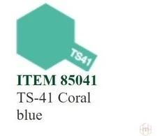 Tamiya TS-41 Coral Mėlyna purškiami dažai modeliams, 100 ml
