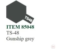 Tamiya TS-48 Gunship Pilkas purškiami dažai modeliams, 100 ml