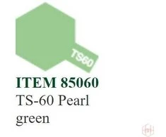 Tamiya TS-60 perlinė žalia purškiami dažai 100 ml