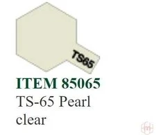 Tamiya TS-65 Pearl Clear perlamutrinis purškiamas lakas, 100 ml