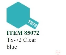 Tamiya TS-72 purškiami dažai, skaidriai mėlyni, 100 ml