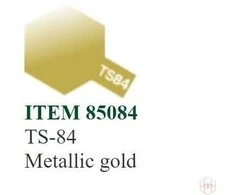Tamiya TS-84 metaliniai auksiniai purškiami dažai 100 ml