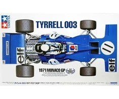 Tamiya Tyrrell 003 1971 Monako Grand Prix 1/12 su fotoėtinėmis detalėmis
