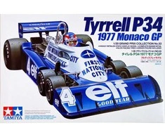 Tamiya Tyrrell P34 F1 1977 Monaco GP 1/20 plastikinis surenkamas modelis