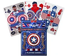 Theory 11 Marvel Kapitonas Amerika žaidimo kortos – premium, kolekcinės, pokeriui