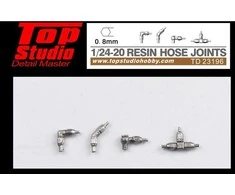 Top Studio žarnų jungtys 0,8 mm 1/20 ir 1/24 modeliams TD23196