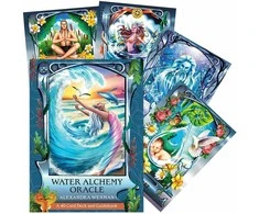 Vanduo Alchemy Oracle kortos Findhorn Press