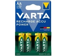 Varta AA 2400mAh įkraunamos baterijos R2U, 4 vnt. rinkinys