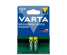 Varta AAA įkraunamos baterijos 1000mAh R2U, 2 vnt.