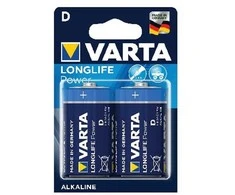 Varta Long Life Power D šarminės baterijos 1,5V, 2 vnt.