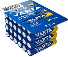 LR03 24 vnt. plastikinė dėžutė VARTA LONGLIFE POWER