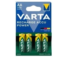 Varta Recharge Accu Power AA 1350 mAh įkraunamos baterijos 4 vnt.