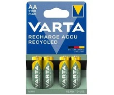 VARTA Recycled AA įkraunamos baterijos 2100 mAh, 4 vnt